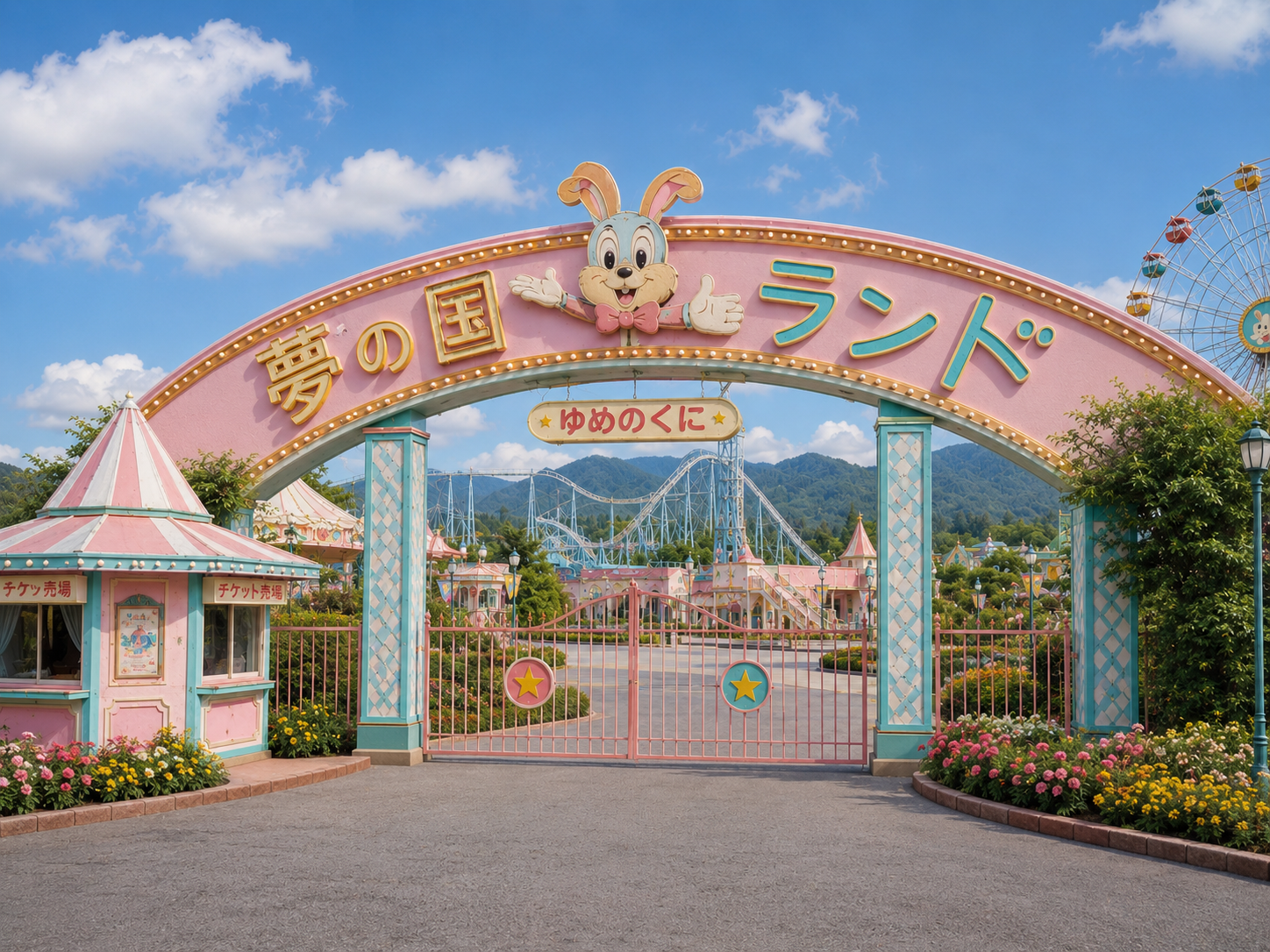 青葉ファミリーランドの正面ゲート